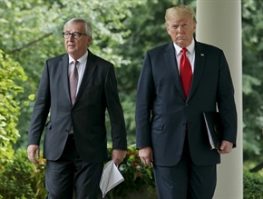  Тръмп и Юнкер се договориха: Няма да има търговска война ЕС-САЩ 
